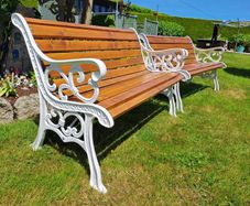 Cast iron Garden benches