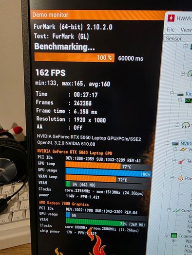 Asus Tuf Gaming A18 Fa808um | Rtx 5060 8gb | Ryzen 7 260 | 32gb Ddr5 | 1tb Nvme | 18" Fhd+ 144hz | Warranty Until Aug 2028