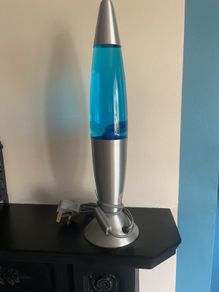 blue lava lamp