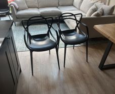 Kartell Masters dining chairs