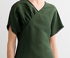 JAEGER Silk and Linen MIDI Dress Size 10