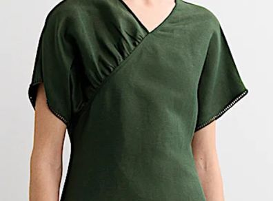 JAEGER Silk and Linen MIDI Dress Size 10