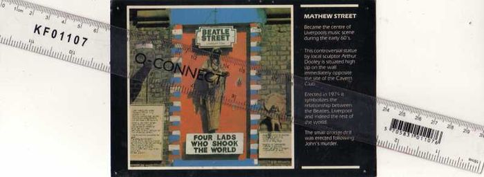 Rare Beatles Postcard