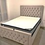 New Bed Frame Double Size Bed King Size Bed -Gaslift Bed-Ottoman Beds- 4ft Beds 4ft6 Bed 5ft Bed 6ft Bed Double Bed Small Double Bed King Bed Superking Bed Single Bed -Bed with Mattress Bed Frame Image 8