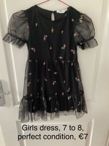 Girls dress, 7 to 8