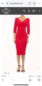 BNWT Red Pencil Dress