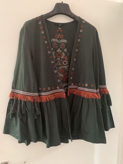 canvas tassel jacket