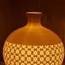 LED White Vase Lamp Image 2