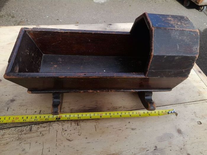 Vintage Handmade Dolls Cradle