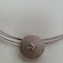 Sterling silver set of Ring, earrings and chain. Image 3