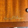 A large Mid Century teak 2 piece living room unit, by Morris of Glasgow Image 8