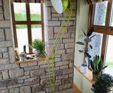 Lime Green Large Classic Desk Style Lamp adjustable spring loaded