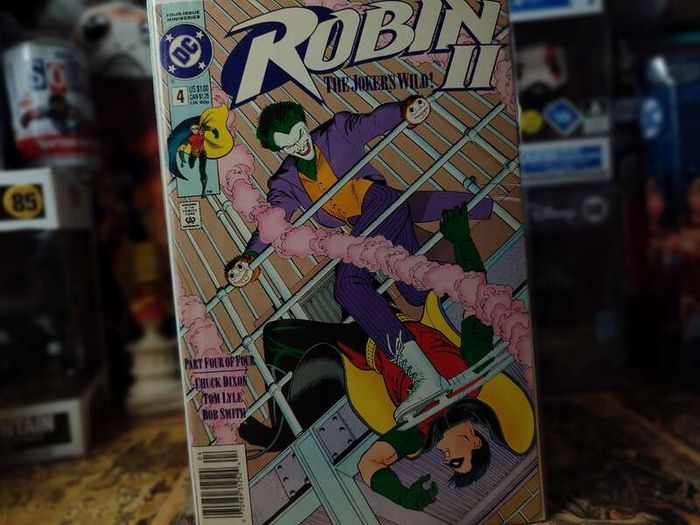 Robin Ii: Jokers Wild ! Issue #4 ! Joker And Robin Cover ! 1992 ! by DC Comics ! Batman !