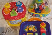 Childrens music and light toys 8 euro each