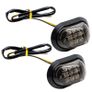 Motorcycle Motorbike Flashing Light, Motorcycle Turn Signal 9LED Piranha Turn Signal Embedded Light Image 3