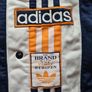 Women's Blue Adidas Vintage retro adibreak poppers Track Pants D4 Size L large trousers Image 7