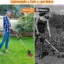 Strimmer Cordless Electric Garden Strimmer Cordless Grass Trimmer with 21v 4.0mah Battery Strimmers Lightweight Cordless Strimmers with Battery And Charger for Small And Medium Garden Lawns Image 6