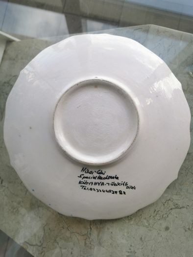 Vintage Turkish Ceramic Wall Plate