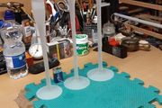 Candle holders tall glass