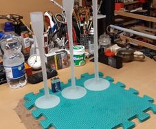 Candle holders tall glass