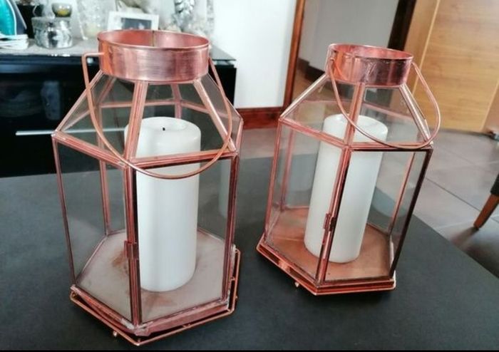 2 Lantern Candle Holders