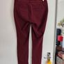 Gap burgundy skinny trousers, zip details, size 8 Image 4