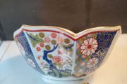 9" Vintage Japanese Armani Lotus Flower Vase