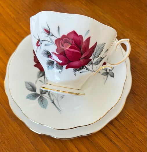 royal albert tea trio sweet romance
