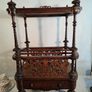 Victorian Walnut Canterbury Table Image 2