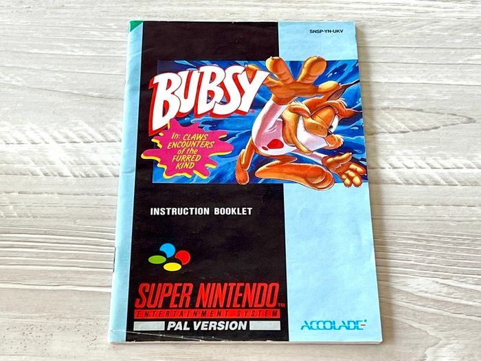 Bubsy for Nintendo SNES Boxed
