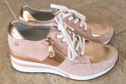 Womens wedge trainer shoe