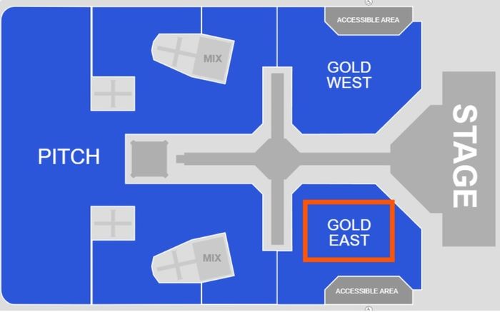 The Weeknd - 2 Gold East Standing Tickets