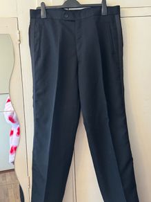Black men's trousers, size L-XL