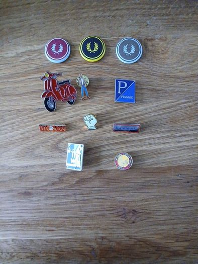Mod Vespa Scooter Skin Fred Perry bits