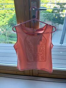 BNWT Peach Summer Tank Top Sz L UK 14