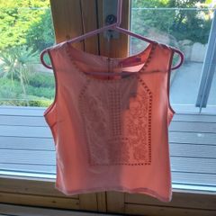 BNWT Peach Summer Tank Top Sz L UK 14