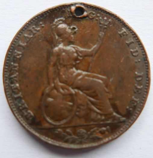 1850 Great Britain United Kingdom QUEEN VICTORIA Farthing