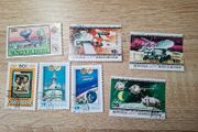 Mongolia Stamp Lot, cancelled, topic space - free standard postage