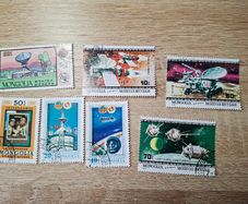 Mongolia Stamp Lot, cancelled, topic space - free standard postage