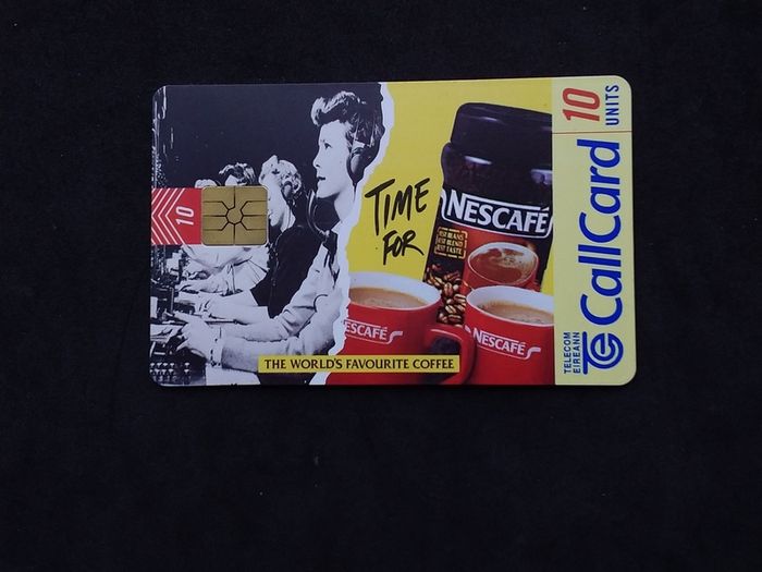 Vintage Telecom Eireann Callcard - Nescafe Coffee -