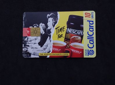Vintage Telecom Eireann Callcard - Nescafe Coffee -