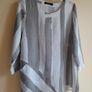 Q'neel White with grey top  90% Linen.New Image 8