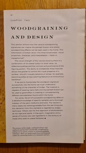 The Art Of Woodgraining. By Stewart Spencer. Techniques For Creating Painted Wood Effects On Interiors, Furniture And Objects.  FIRST EDITION. Large Volume Hardback With Dustjacket In Very Good Condition.