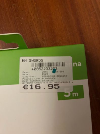 Antenna Cable 5m