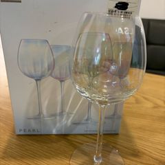 LSA International 'Pearl' White Wine Glass x 2