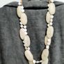 Cream bead necklace Image 4