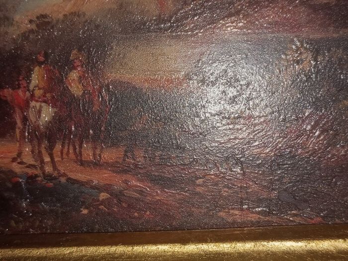 Enter a catchy titleAntique 19th Century Pastoral Oil Landscape, Signed A. Nasmyth (Ornate Gilt Frame)