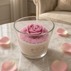 Linen fresh scented candle
