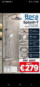 BARGAIN Roca Splash-T Thermostatic Shower kit
