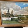 Price drop!! Beautiful original  oil painting , signed. Dutch landscape Image 4